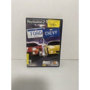 Ford Racing VS Chevy PS2 (Sony PlayStation 2, 2005) Tested & Works Complete!